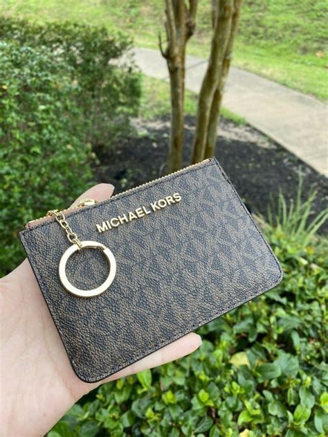 michael kors keychain wristlet|michael kors wallet with strap.